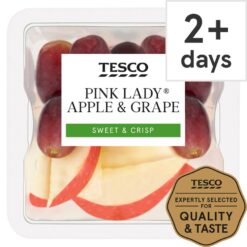 Tesco Pink Lady Apple & Grape Pot 100G