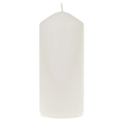 Tesco Unfragranced Medium Pillar Candle - White