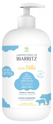 Superfatted Cleansing Gel Gentleness Fragrance Organic 500ml