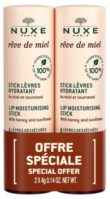Rêve de Miel Lip Moisturizing Stick 2 x 4g