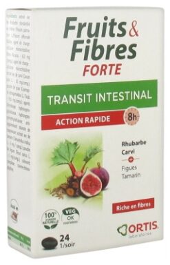 Fruits & Fibers Forte Intestinal Transit 24 Tablets
