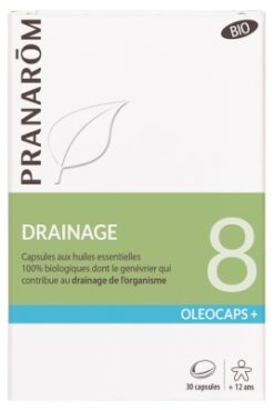 Oléocaps+ Organic 8 Draining 30 Capsules