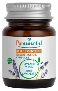 True Lavender Essential Oil (Lavandula Angustifolia) Organic 60 Capsules